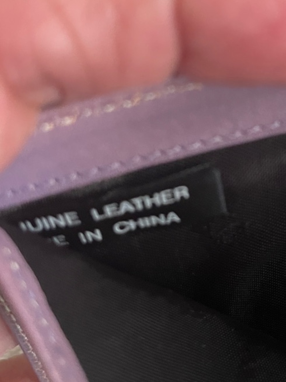 Kenneth Cole Plum Leather Wallet - Picture 5 of 6